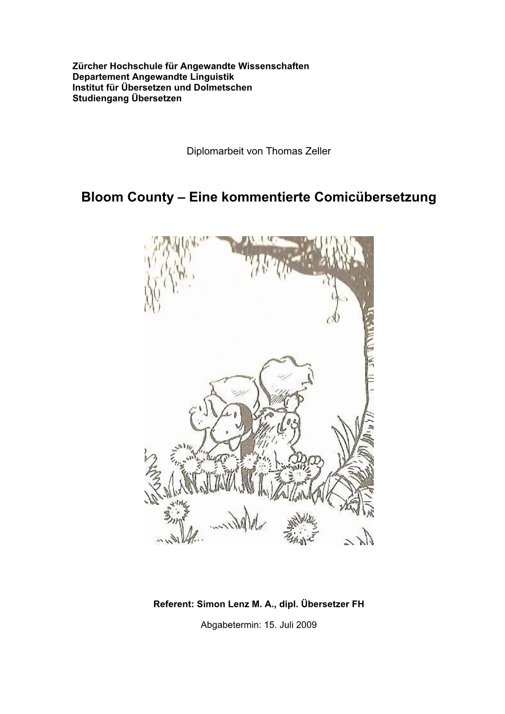 Bloom County – Eine Kommentierte Comicübersetzung
