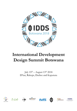 IDDS Botswana 2018 Final Report