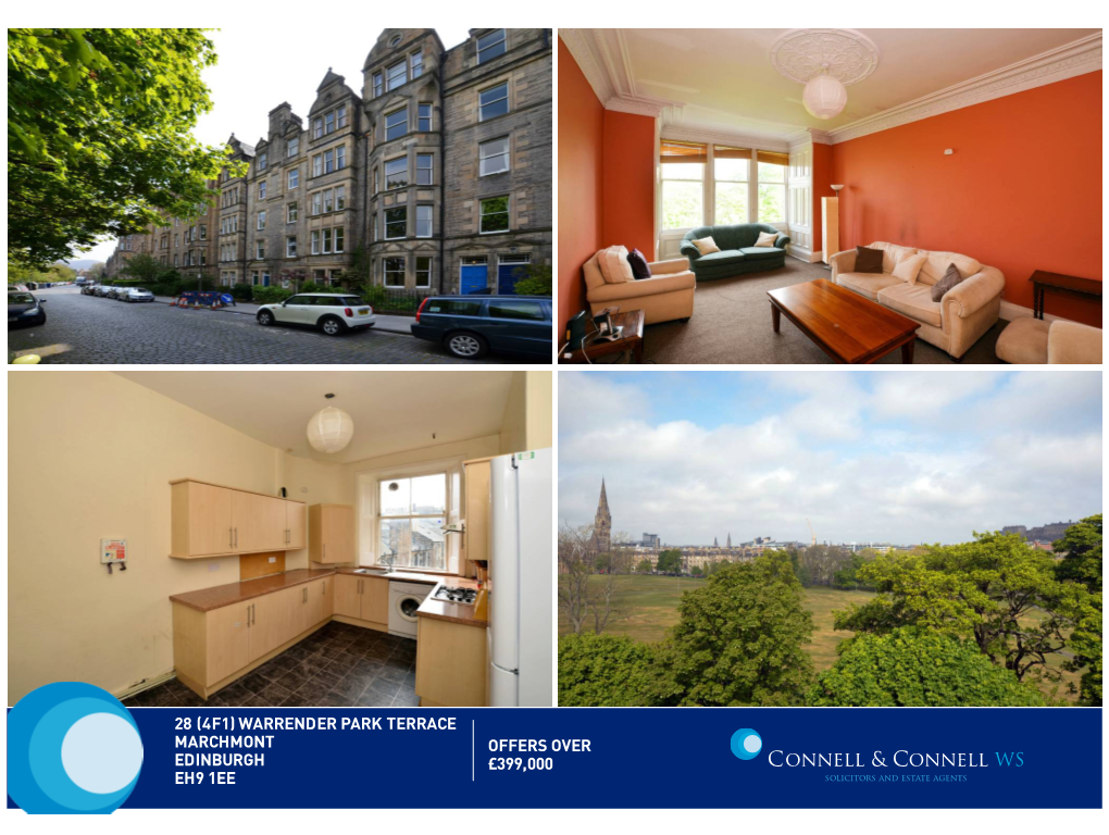 28 (4F1) Warrender Park Terrace Marchmont Edinburgh Eh9 1Ee