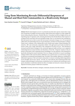 Long-Term Monitoring Reveals Differential Responses of Mussel and Host Fish Communities in a Biodiversity Hotspot