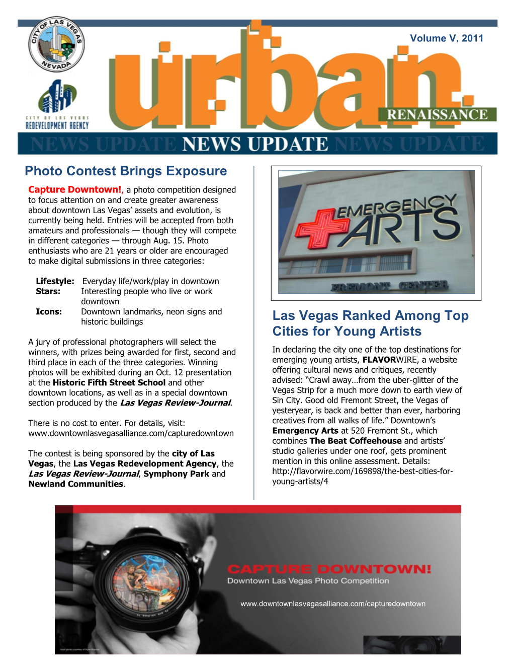 Photo Contest Brings Exposure Las Vegas Ranked Among Top Cities for Young Artists