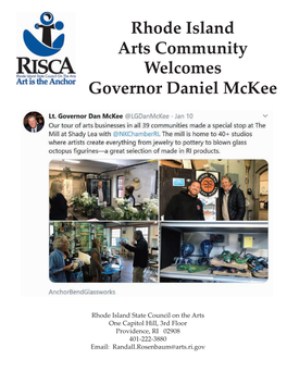 Read the Arts Communities' Letters to Governor Mckee