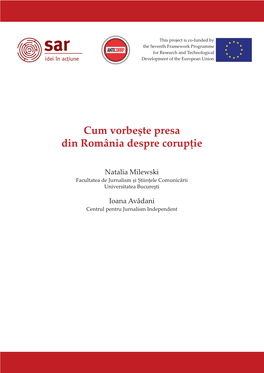 Cum Vorbește Presa Din România Despre Corupție