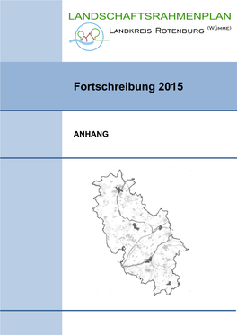 Landschaftsrahmenplan Landkreis Rotenburg (Wümme) - ANHANG