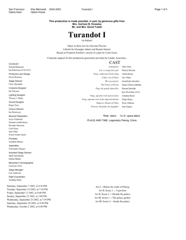 Turandot I Page 1 of 3 Opera Assn