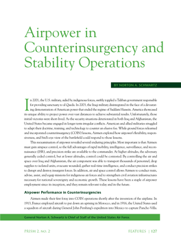 Airpower in Counterinsurgency and Stability Operations