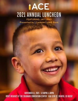 2021 ANNUAL LUNCHEON FEATURING: JAY LENO Presented by | Lockton | UMB Bank