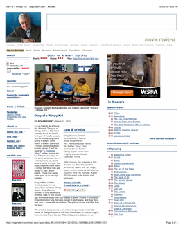 Diary of a Wimpy Kid :: Rogerebert.Com :: Reviews 10-03-30 9:05 PM