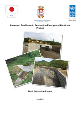 Increased Resilience to Respond to Emergency Situations Project