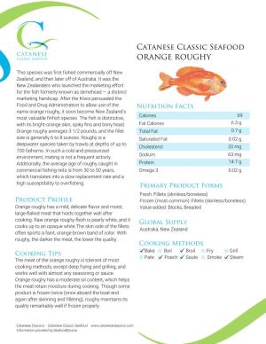 Catanese Classic Seafood ORANGE ROUGHY