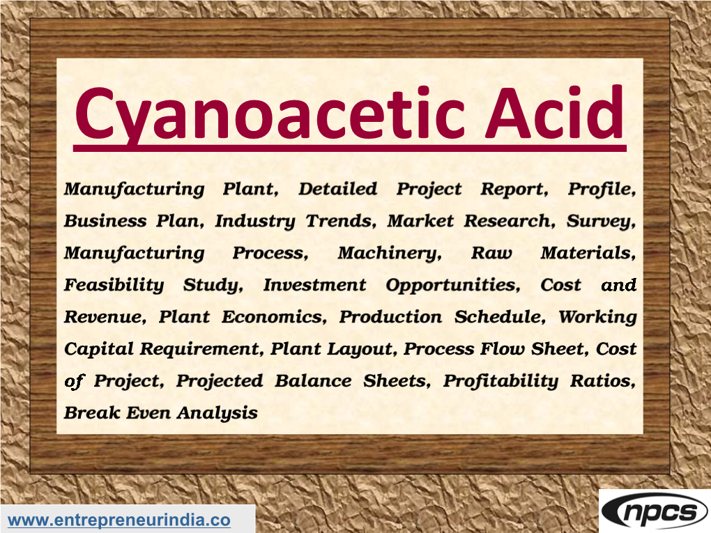 Cyanoacetic Acid