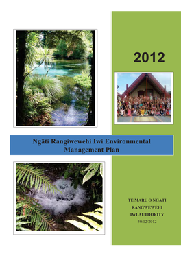 Ngāti Rangiwewehi Iwi Environmental Management Plan