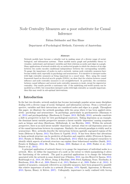 Node Centrality Measures Are a Poor Substitute for Causal Inference