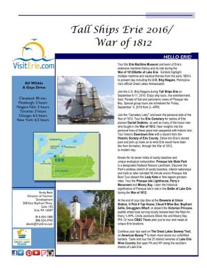 Tall Ships Erie 2016/ War of 1812