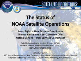 NOAA Satellite Operations Facility (NSOF)