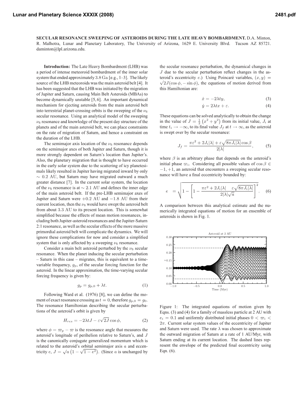 Secular Resonance Sweeping of Asteroids During the Late Heavy Bombardment