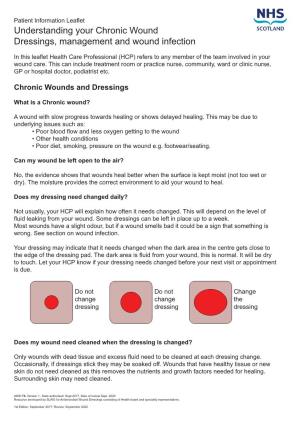 Understand Your Chronic Wound