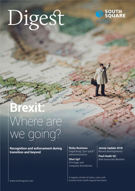Brexit: Where Are We Going?