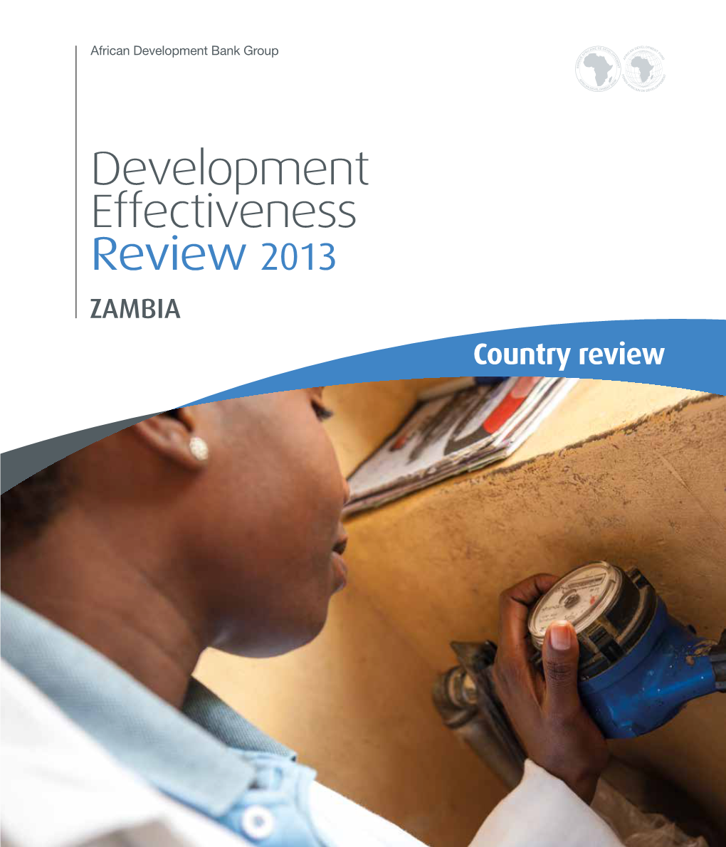 Development Effectiveness Review 2013 Zambia
