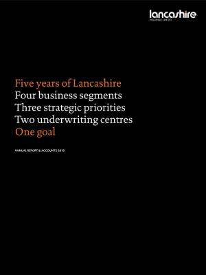 Lancashire Holdings Limited 2010 Annual Report