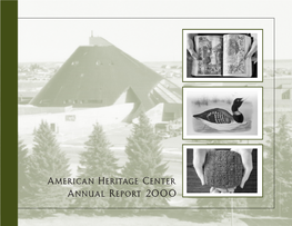 American Heritage Center Annual Report 2000