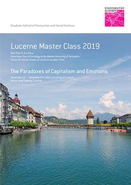 Lucerne Master Class 2019 Book of Participants