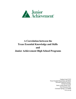 JA High School Programs