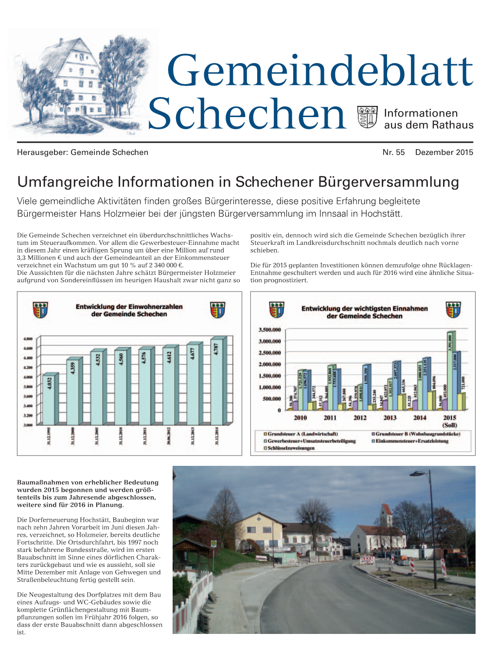Gemeindeblatt Schechen Informationen