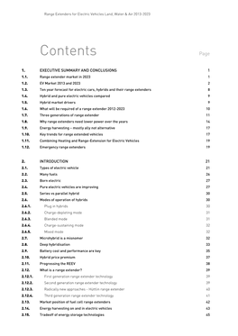 Range Extenders for Electric Vehicles Land, Water & Air 2013-2023