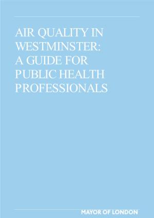 Air Quality in Westminster: a Guide for Public Health