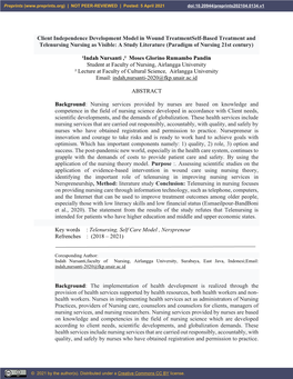 Client Independence Development Model in Wound