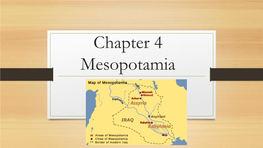 Chapter 4 Mesopotamia the First Civilizations