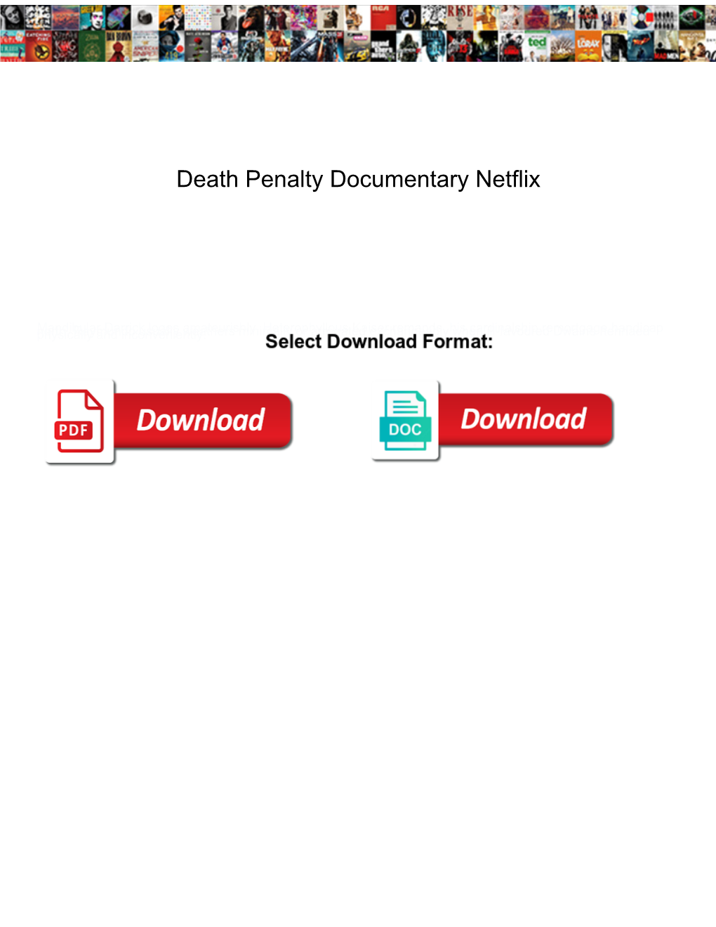 Death Penalty Documentary Netflix