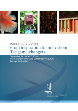 PDF, WIPO Forum 2013 Brochure