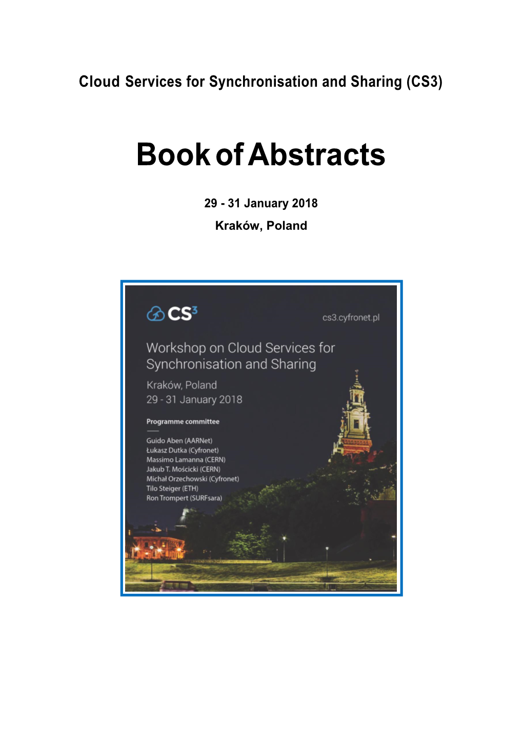 Book of Abstracts