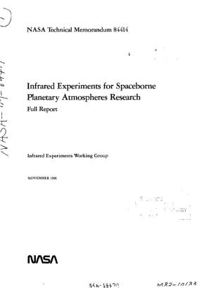 Infrared Experiments for Spaceborne Planetary Atmospheres Research Full Report