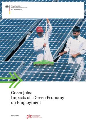 Green Jobs: Impacts of a Green Economy on Employment