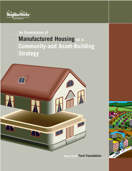 Manufactured Housing As a Community-And Asset-Building Strategy