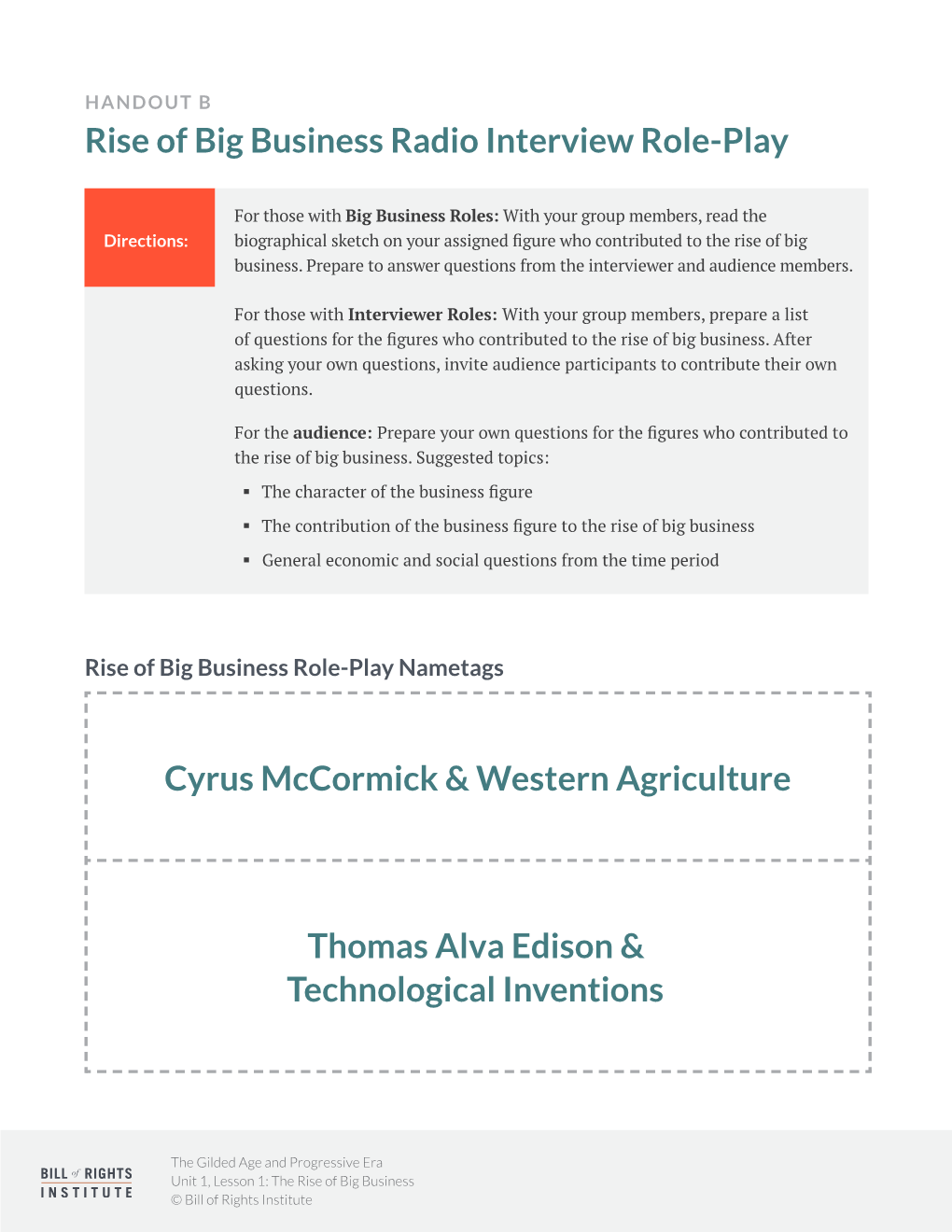 Cyrus Mccormick & Western Agriculture Thomas Alva Edison