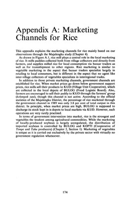 Appendix A: Marketing Channels Für Rice