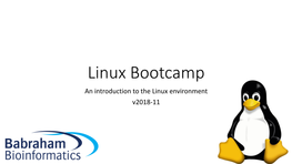 Linux Bootcamp Lectures