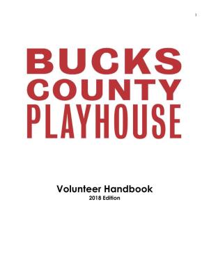 Volunteer Handbook 2018 Edition