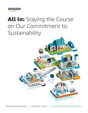 All In: Staying the Course on Our Commitment to Sustainability