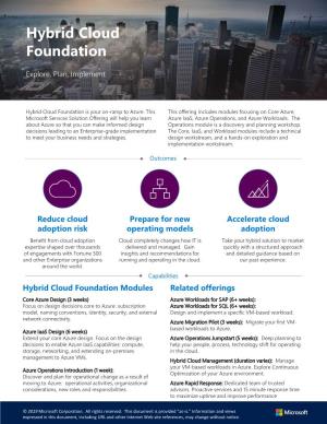 Hybrid Cloud Foundation