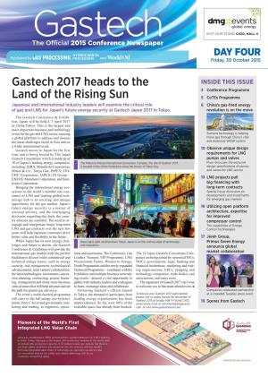 Gastech 2017 Heads to the Land of the Rising