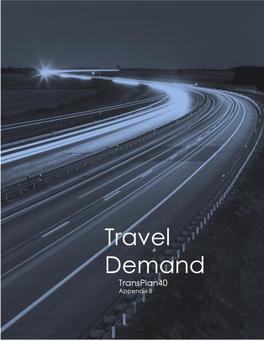 Travel Demand Appendix B