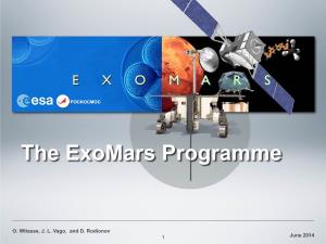 The Exomars Programme