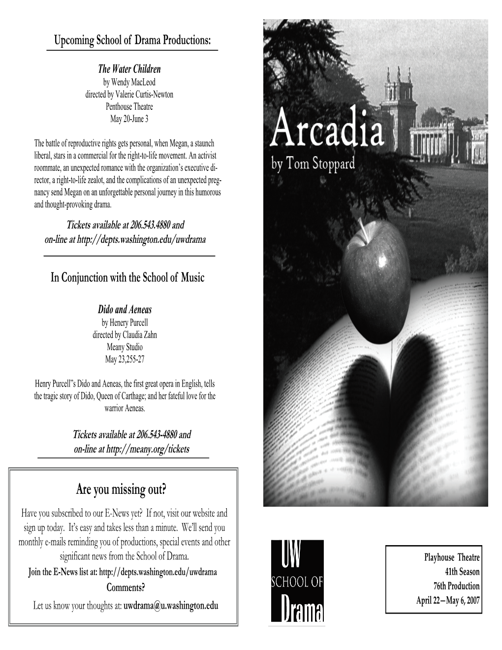 Arcadia Program (PDF)