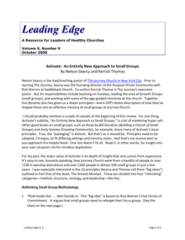 Leading Edge 9 9 Page 1 of 5 Core