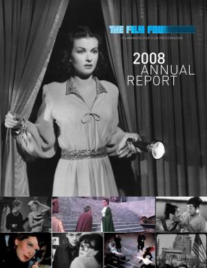 ANNUAL REPORT Front Cover Photo Credits (Top): Secret Beyond the Door (1948, D